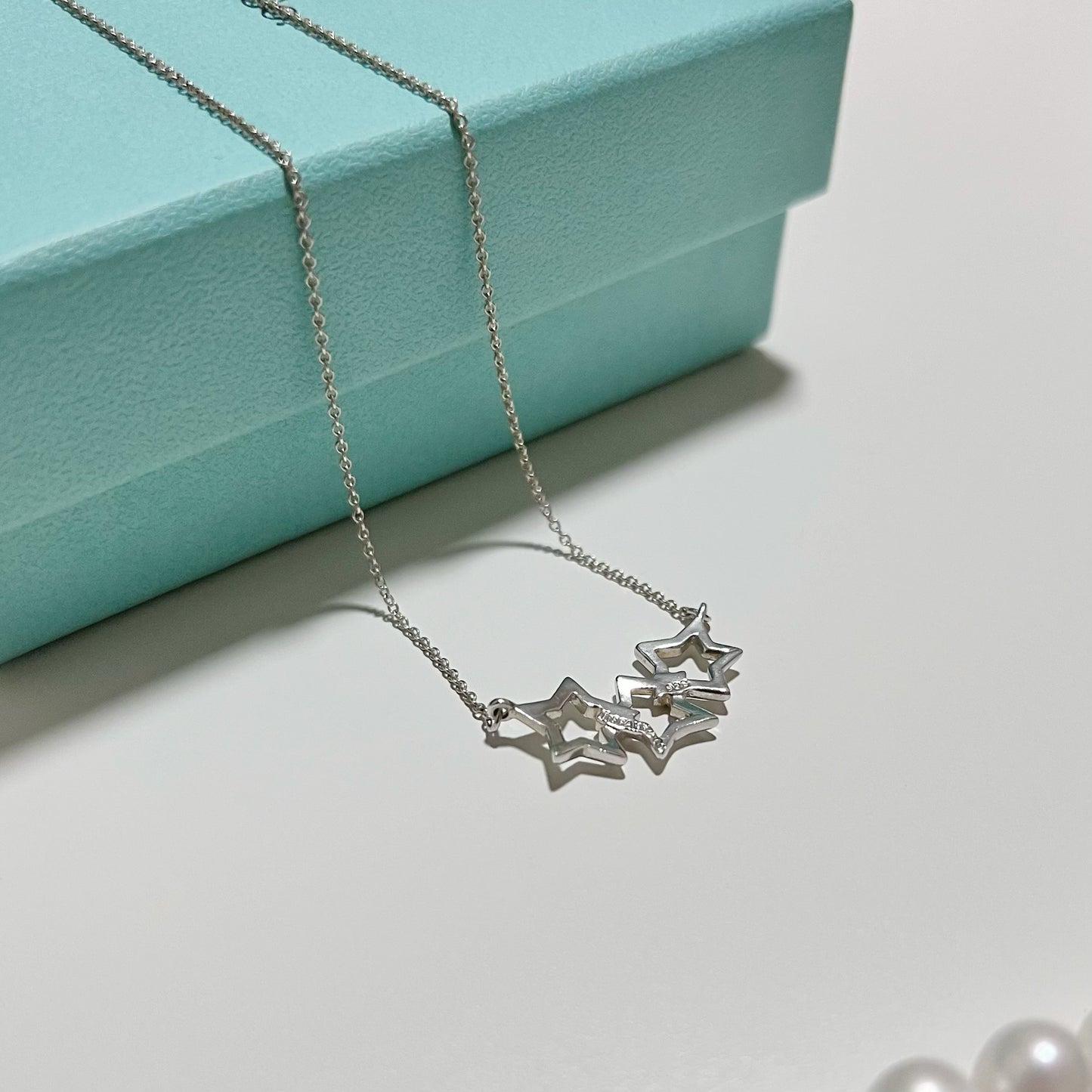 Vintage Tiffany & Co. Trio Star Necklace