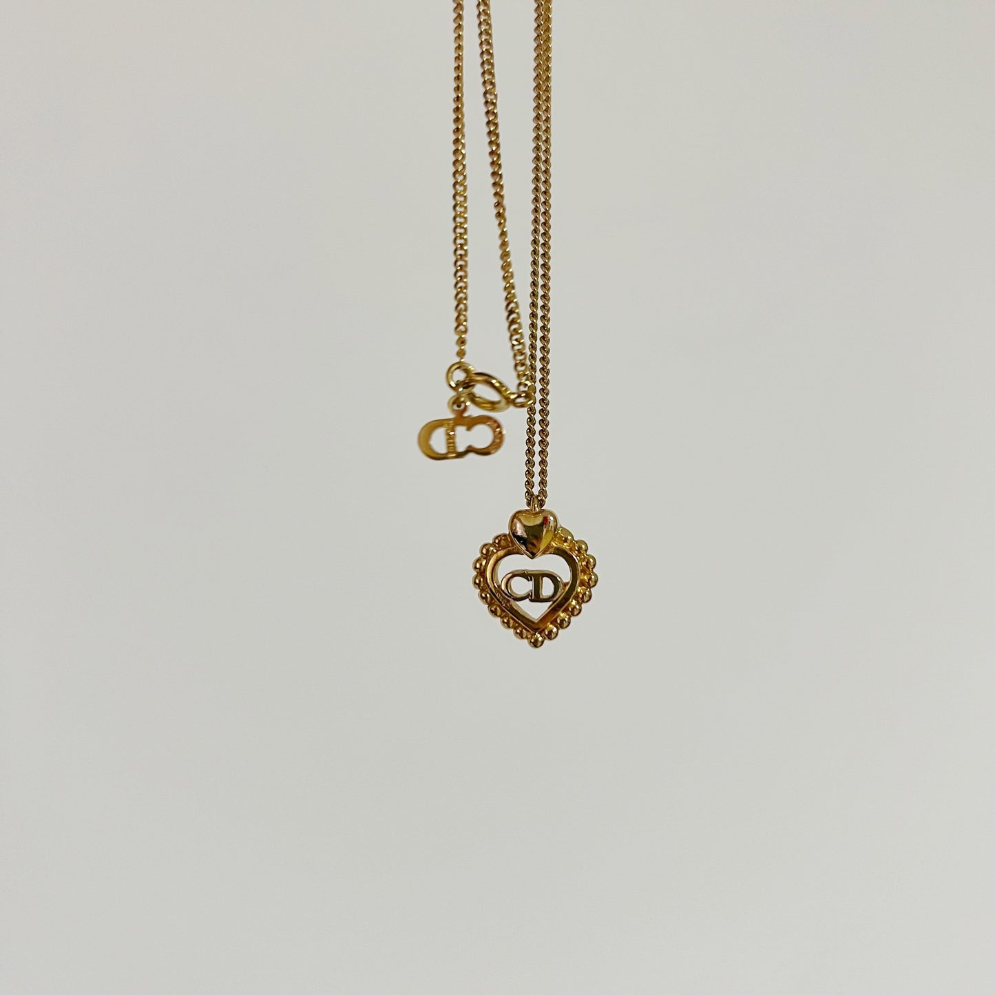 Vintage Dior Heart Necklace