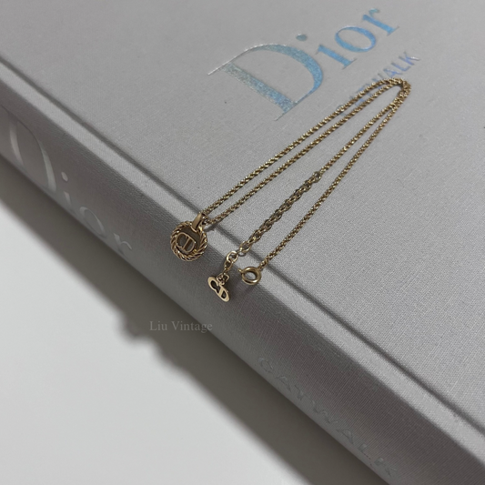 Vintage Dior Round Necklace