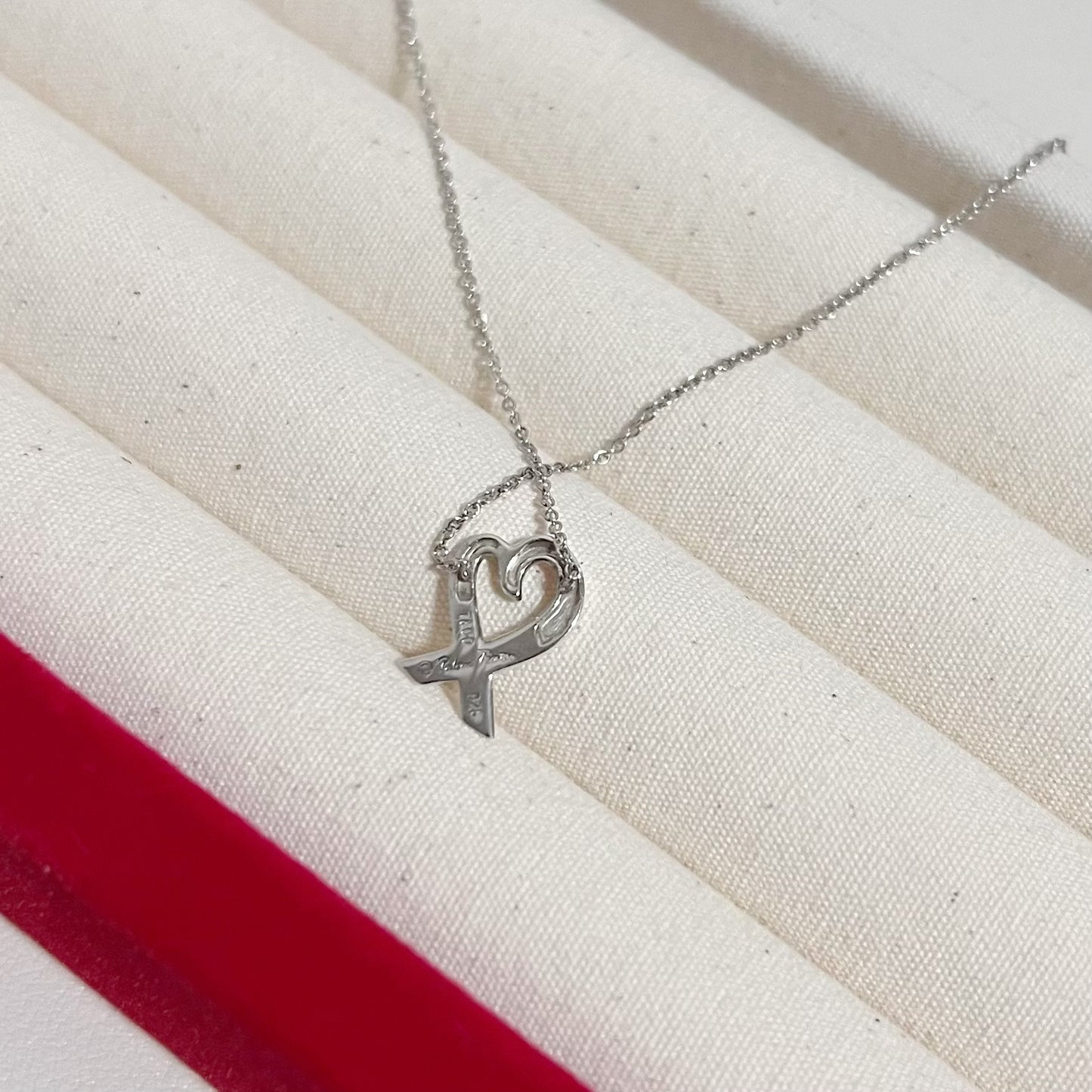 Vintage Tiffany & Co. Paloma Picasso Loving Heart Necklace