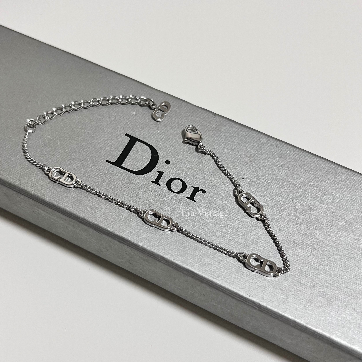 Vintage Dior CD Charm Bracelet