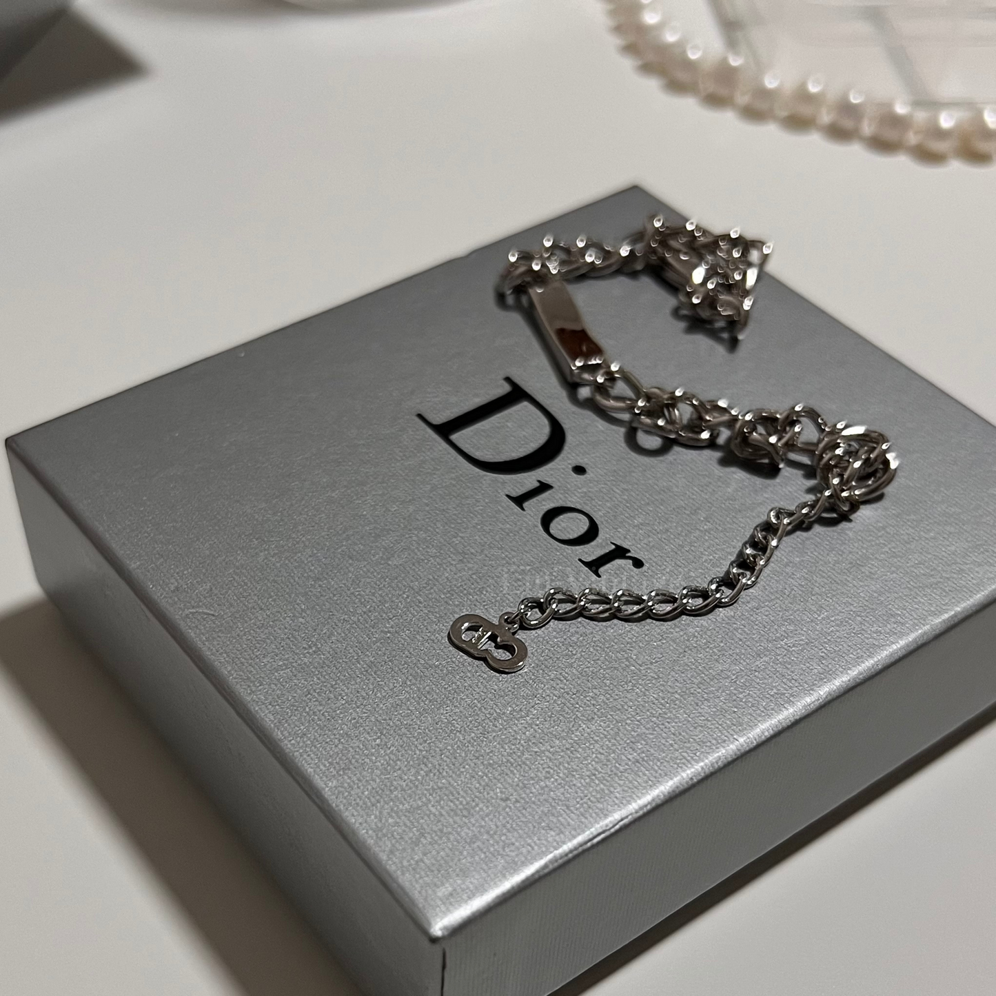 Vintage Dior Tag Bracelet