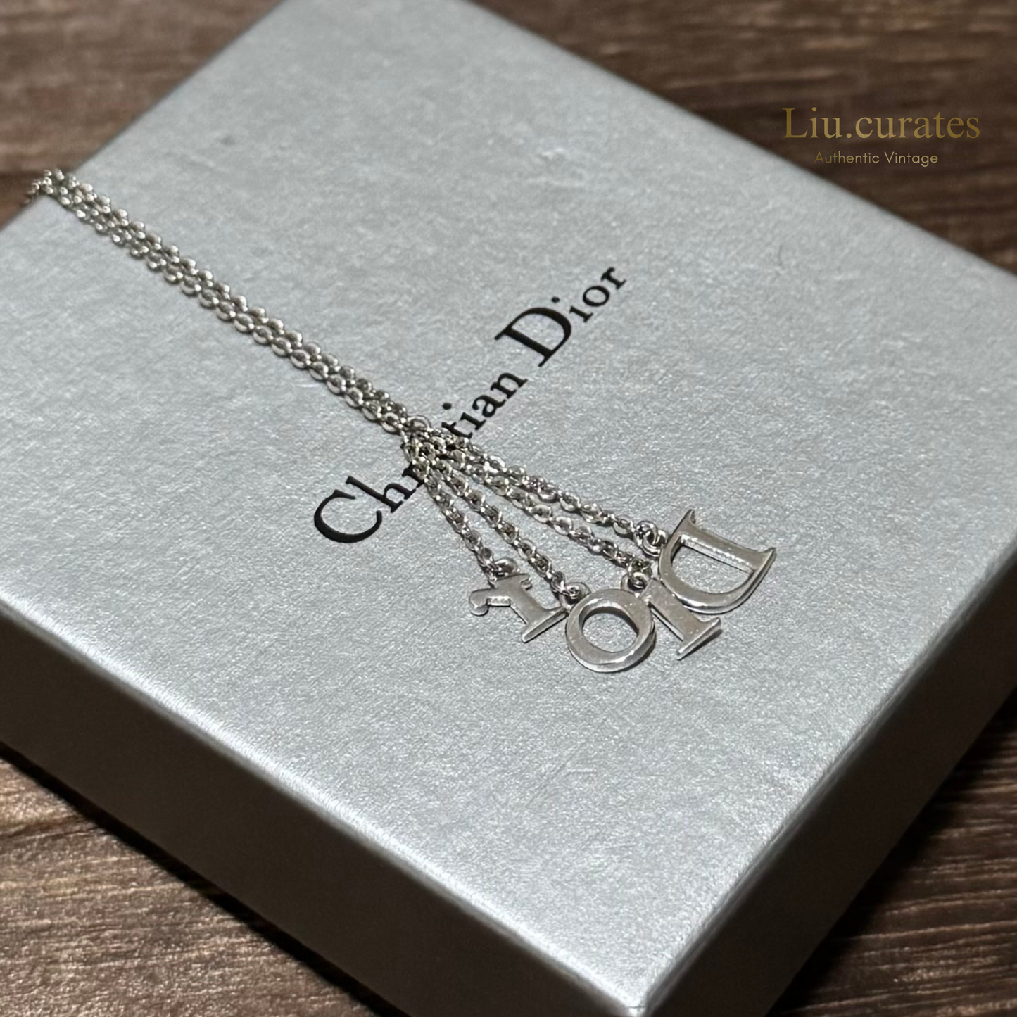 Vintage Dior Dangling Charm Necklace