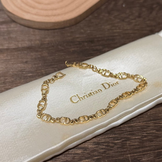 Vintage Dior CD Bracelet