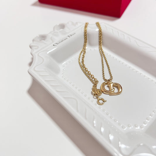 Vintage Dior CD Necklace