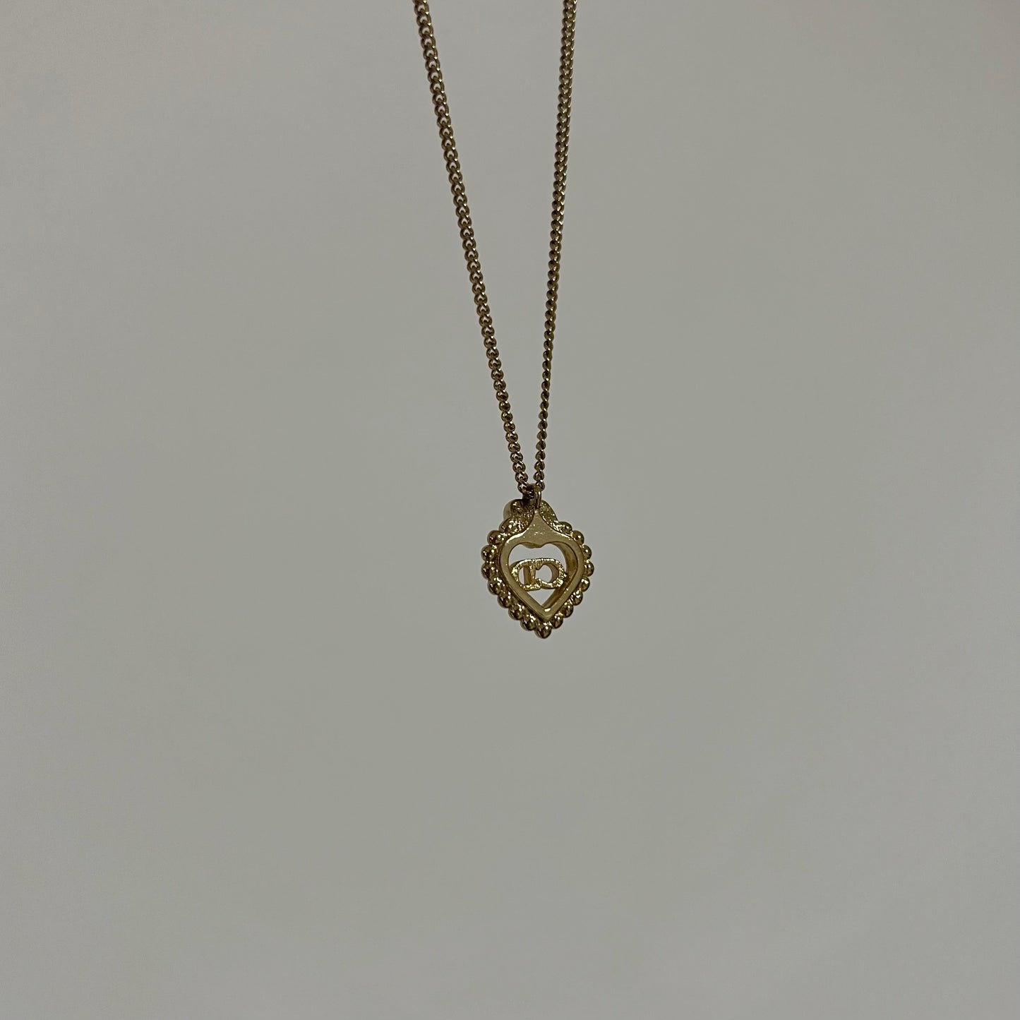 Vintage Dior Heart Necklace