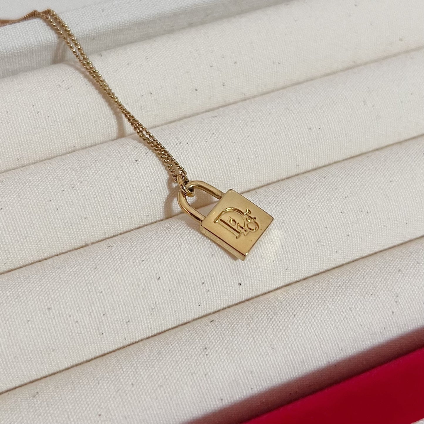 Vintage Dior Lock Necklace