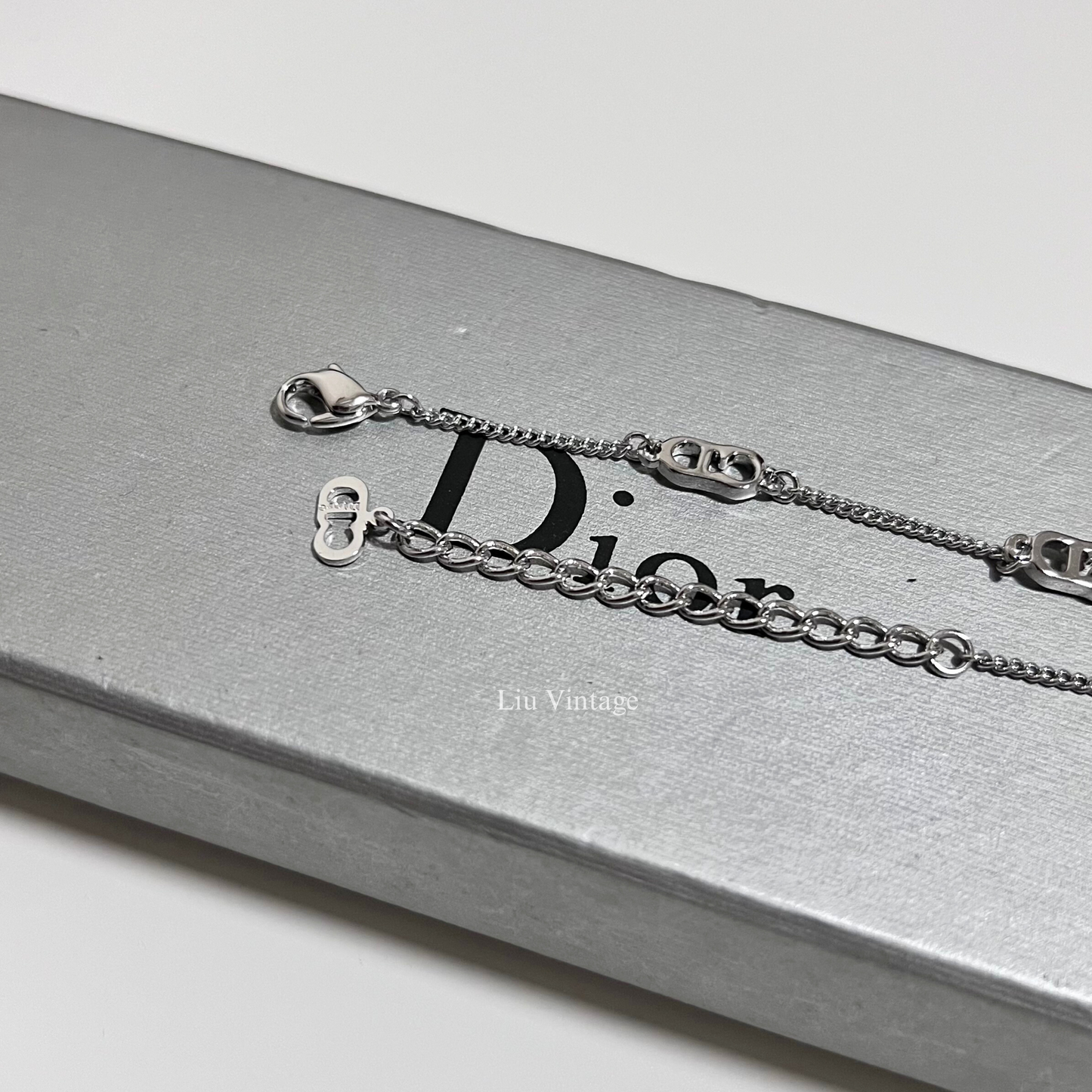 Vintage Dior CD Charm Bracelet