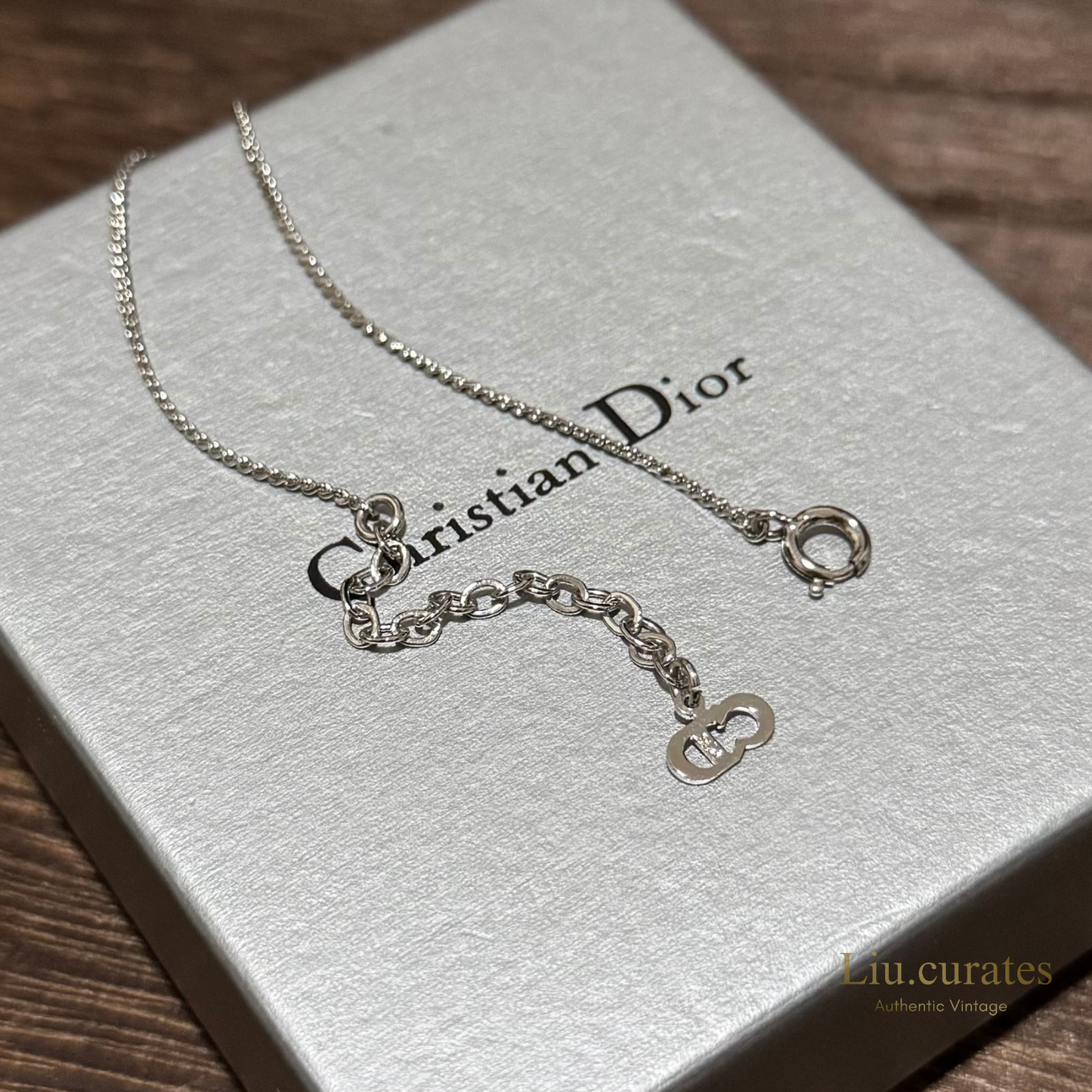 Vintage Dior CD Necklace