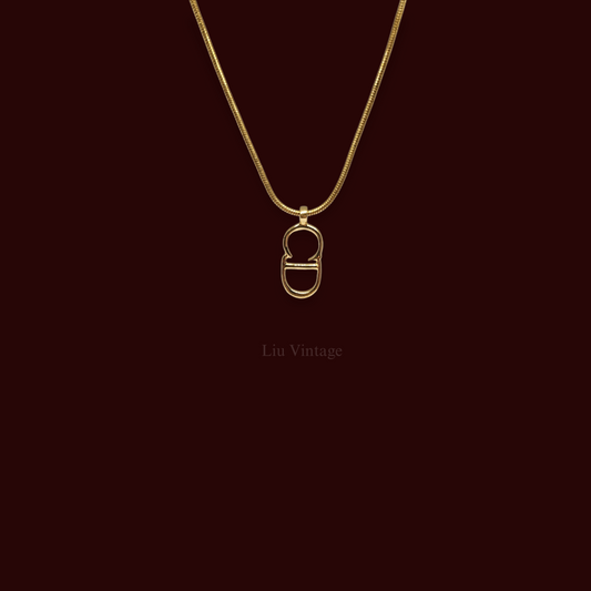 Vintage Dior CD Snake Chain