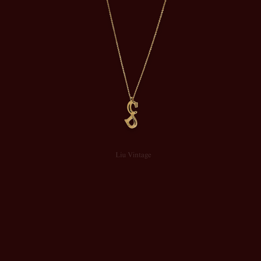 Vintage Dior Dainty CD Necklace
