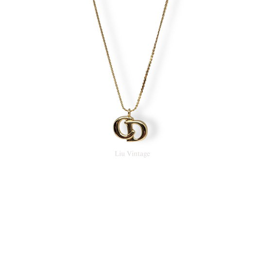 Vintage Dior CD Necklace